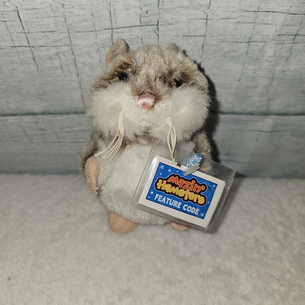 Ganz Mazin Hamster Brown And White Hamster With Code Willow Webkinz No Box